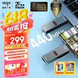 爱国者（aigo）512GB Type-C USB3.2 手机电脑双接口U盘U357 读速440MB/s 商务办公多功能优盘