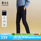 雅戈尔（YOUNGOR）休闲裤男DP棉免烫不易皱裤子赛莱尔莫代尔面料 VCDP319997FWA藏青 32 80A
