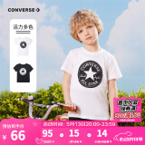Converse 匡威儿童装男童短袖t恤夏季新款打底大童透气小女孩半袖运动T恤 8642纯白色-中性 160 /80 【建议身高158-170cm】
