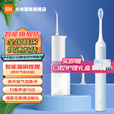 小米（MI） 米家电动冲牙器2 家用洗牙器美牙仪 牙齿清洁器 口腔护理  3档模式 专业微气泡喷嘴长续航 米家电动冲牙器2+蓝色扫振电动牙刷套装