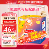 花王（KAO）美舒律蒸汽眼罩/热敷贴12片柚子香睡眠贴进口清香淡雅