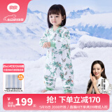 良良（liangliang）婴儿睡袋夏季空调房防踢被宝宝纯棉可拆袖儿童睡袋 良宝绿·寒冬款【适合0-15℃】 2XL（建议身高100-115cm）