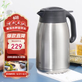 虎牌（TIGER）不锈钢便携式热水瓶保温壶PWM-A16C-XC不锈钢色1.6升