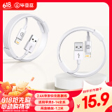 毕亚兹适用于【2条装】苹果数据线iPhone14ProMax/13/12/11/xs手机充电线iPadair平板USB车载快充线1.2米