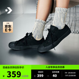 匡威（Converse）官方 All Star男女帆布低帮休闲运动鞋海军蓝102329 1Z635/黑色 37.5
