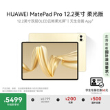 HUAWEI MatePad Pro 12.2英寸柔光版华为平板电脑双层OLED云晰柔光屏办公创作学习 16+1TB WIFI 流金