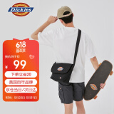 Dickies斜挎包男士DK通勤邮差包大容量挎包女休闲单肩包多功能学生帆布包