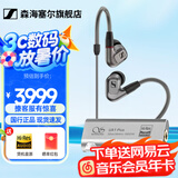 森海塞尔（Sennheiser）IE900/IE600/IE300旗舰级HIFI高保真超宽单动圈单元可拆卸MMCX挂耳式耳机 高保真发烧有线耳机耳塞 IE600+山灵UA1S PLUS耳放小尾巴