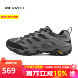 迈乐（Merrell）男女款户外登山徒步鞋减震MOAB3轻量迈越者3防滑时尚耐磨透气 J035881黑灰(男) 41