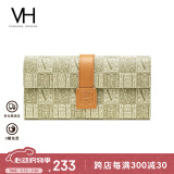 VANESSA HOGAN VH女包牧格PVC钱包钱夹长款皮夹多功能手拿包卡包女士520礼物