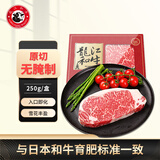 龍江和牛国产和牛A3(M9)原切西冷牛排250g雪花牛肉谷饲健身轻食【真原切】