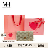 VANESSA HOGAN【送礼推荐】VH女包山茶花信封包高级感包包老花链条包单肩斜挎包