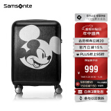 新秀丽（Samsonite）行李箱20英寸拉杆箱迪士尼米奇旅行箱包AF9黑色登机密码箱