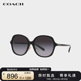 COACH眼镜太阳镜墨镜方形金属镜框女款送礼0HC8360F50028G58官方正品