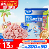 小鹿蓝蓝新版益生元冻干水果溶豆豆多桃味 儿童零食溶溶豆易吞咽18g