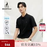 beanpole滨波【凉感】2025春夏新款男士索罗娜凉感T恤polo衫 黑色 L