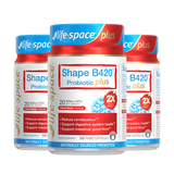 Life Space益倍适成人B420 PLUS超燃益生菌胶囊50粒*3瓶澳洲进口