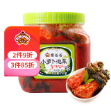 富爸爸 小萝卜泡菜 750g/瓶 即食 韩国泡菜酸脆可口下饭咸菜 