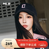 MLB棒球帽情侣款大标软顶鸭舌帽百搭送礼礼物3ACP6601N-45CGS-F