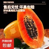 云南木瓜红心木瓜牛奶煲汤新鲜孕妇水果冰糖心木瓜树上熟整箱包邮 2斤 单果400g起