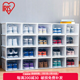 爱丽思（IRIS） 鞋盒aj鞋盒子手办透明收纳盒鞋架收纳箱鞋柜男士球鞋皮鞋整理丝 【46.5码/AJ可装】4只装 特大码