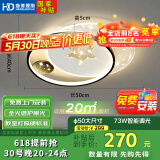 HD全光谱智能语音吸顶灯 led新款护眼卧室灯【国家补贴】【包安装】