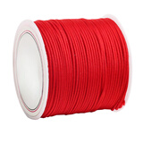 维诺亚72号玉线A线手工编织绳子编绳线吊坠串珠手链项链手环手绳diy材料 A线红色/20米 0.1cm