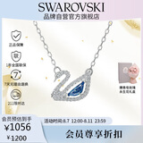 施华洛世奇 SWAN DAZZLING蓝调天鹅女士项链女送女朋友生日礼物女5521074
