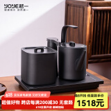 越一智能烧水壶 全自动电水壶 家用恒温热水壶 烧水一体 电热水壶 316材质水壶煮水壶 泡茶专用茶炉A21 0.9L 太空灰A21（净水器配置)