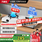 万家乐燃气灶【国家补贴15%】【ITB91】 5.0kW大火力不锈钢煤气灶双灶家用台式燃气灶具JZY-ITB91液化气