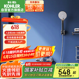 科勒（KOHLER）挂墙式淋浴花洒套装浴缸龙头家用手持花洒淋浴器 28580 带下出水