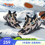 安踏儿童男童二棉鞋加绒保暖靴子大童户外雪地靴运动鞋A312346908H