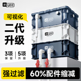 YEE鱼缸周转箱过滤器静音上置滴流盒水循环外置过滤桶鱼池过滤箱 【水泵+滤材套餐2层小号】适合60cm以内的鱼