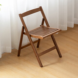竹庭（zhuting）小折叠方桌子正方形折叠桌餐桌楠竹实木吃饭桌简易家用阳台折叠桌 折叠竹椅【免安装】