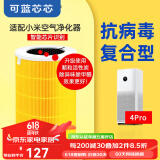 可蓝芯芯适配小米米家净化器过滤网/消毒机/车载/替换滤芯/耗材配件 适配4pro/AC-M15-SC除菌复合版