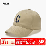 MLB棒球帽子夏季情侣款经典大标软顶鸭舌帽送礼3ACP6601N-45SAS