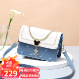 爱情海牛皮包包女包斜挎包品牌单肩包小方包生日礼物高级感送女友老婆