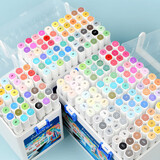 马可（MARCO）拉菲尼马克笔36色双头酒精速干设计学生儿童专业美术水彩笔绘画颜料套装送礼礼物开学礼水彩笔美育