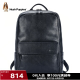 暇步士（Hush Puppies）双肩包男休闲潮流背包大容量商务14英寸电脑包送男友生日礼物