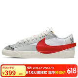 耐克NIKE男休闲鞋经典BLAZER LOW '77新年红运动鞋DQ8769-100灰白43