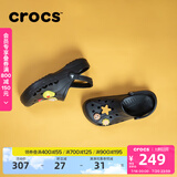 卡骆驰crocs洞洞鞋贝雅男鞋女鞋轻便耐磨一脚蹬拖鞋休闲鞋|10126 黑色-001 41 /42(260mm)