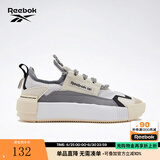 Reebok锐步官方男女SUDECA舒适机能风奶油厚底低帮休闲板鞋 FZ2003 白色/灰色 37.5