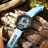 Dickies手表男学生运动初高中生专用多功能指针夜光石英表男生CL-483 蓝