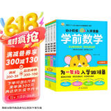幼小衔接全套整合教材一日一练全套（全4册）学前拼音+学前语文+学前数学+学前识字 3-6岁幼小衔接入学准备教材 根据3-6岁儿童学习与发展指南编写