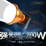 戏煌（xihuang）头戴式3锂电9900强光远射充电头灯户外夜钓灯钓鱼灯远射探照矿灯 白光9900W（P50灯珠）