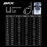BKK 4S大包装散装伊势尼伊豆歪嘴千又金袖有刺无刺海夕鲫鱼鲤鱼钩 伊豆 8#