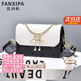 范西帕（FANXIPA）轻奢包包女包单肩包女士手提斜挎包生日七夕情人节礼物送女友老婆 刺绣爱心黑天鹅【精美礼盒装】 高端品牌奢侈2025新款大牌女生包