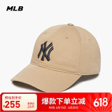 MLB帽子男女软顶棒球帽虞书欣明星同款运动鸭舌帽3ACP6601N-50SAS-F