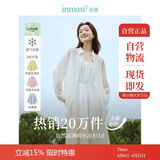 茵曼莱赛尔天丝女装轻薄衬衫2025夏季新品衬衣上衣 新升级-象牙白 S