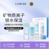 兰芝（LANEIGE）水衡凝肌水乳套装385ml 清爽型 水+乳+面膜 礼物送礼